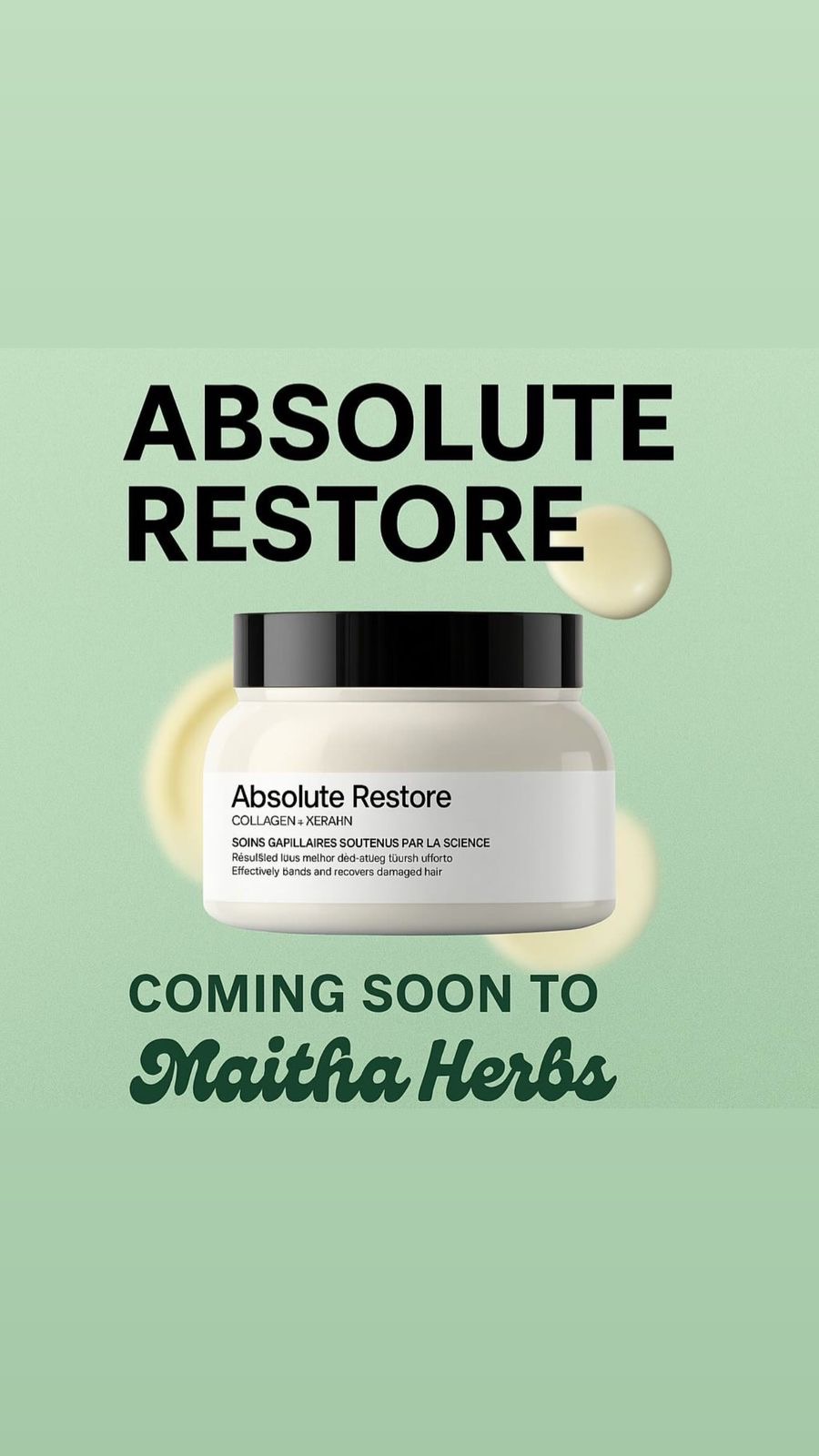 Absolute Restore – علاج مكثف لترميم الشعر